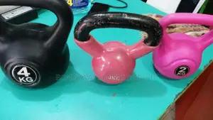All Sizes Of Kettle Exercise Dumbells