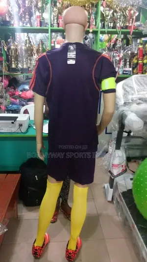Adidas Soccer Up Nd Down Jersey With Boot,Captain Band,Nd Soccer Hose