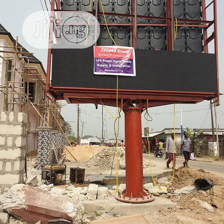 LED Screen Display Billboard Construction Nigeria