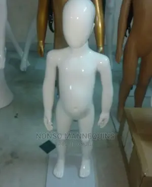 White Glossy Baby Mannequins