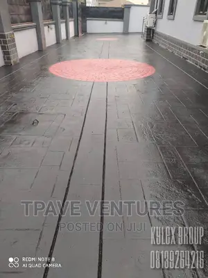 Increte/Decorative Stamped Concrete Floor in Ajah