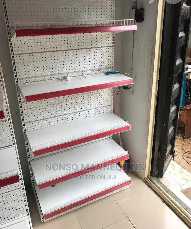 Perforated Supermarket Shelves