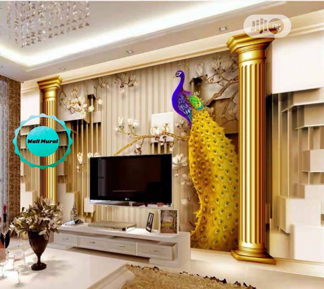 8d Peacock Photo Murals