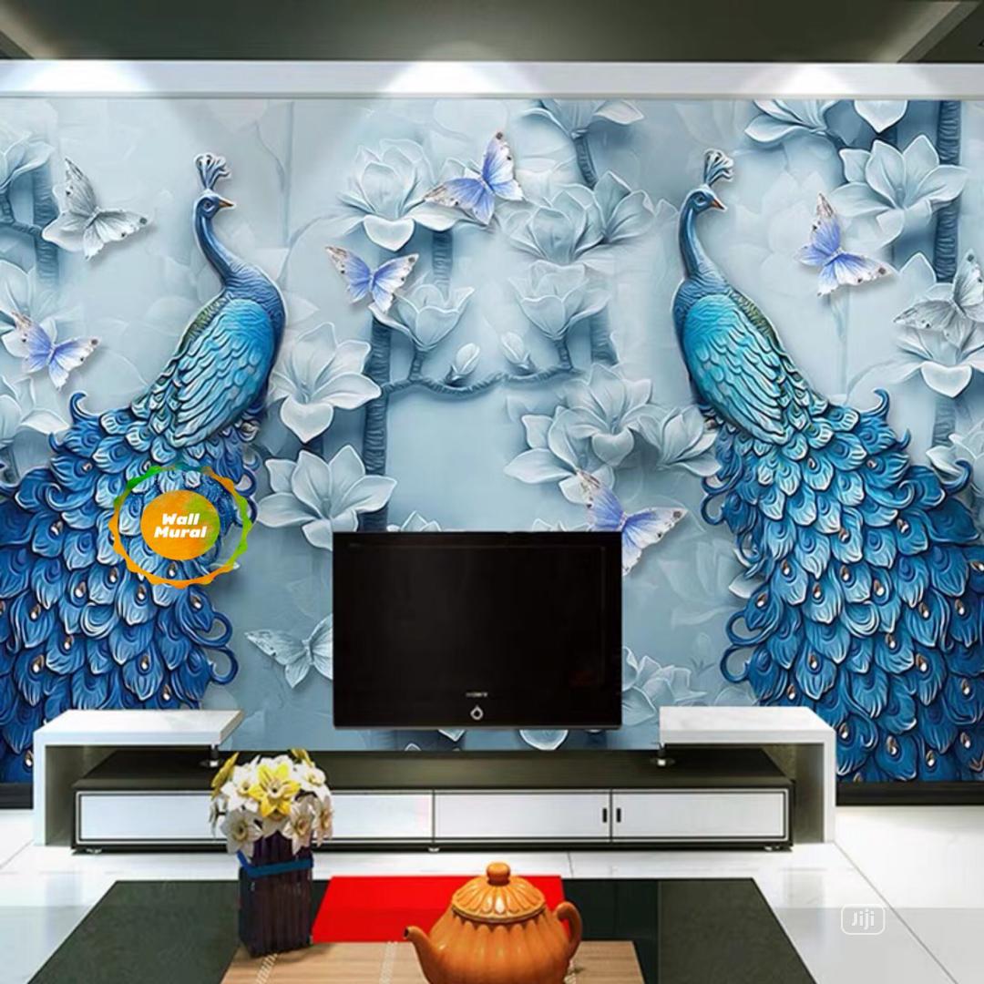 8d Peacock Photo Murals