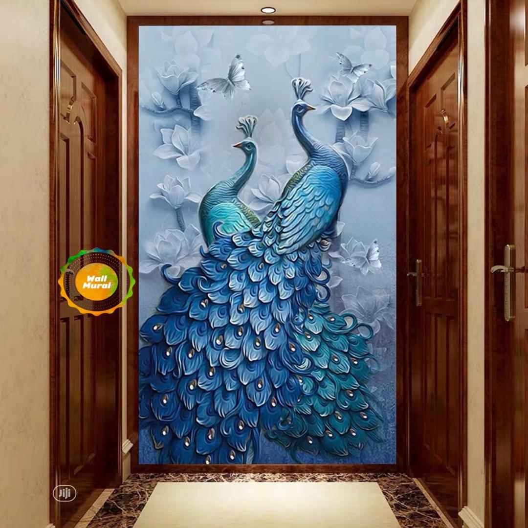 8d Peacock Photo Murals