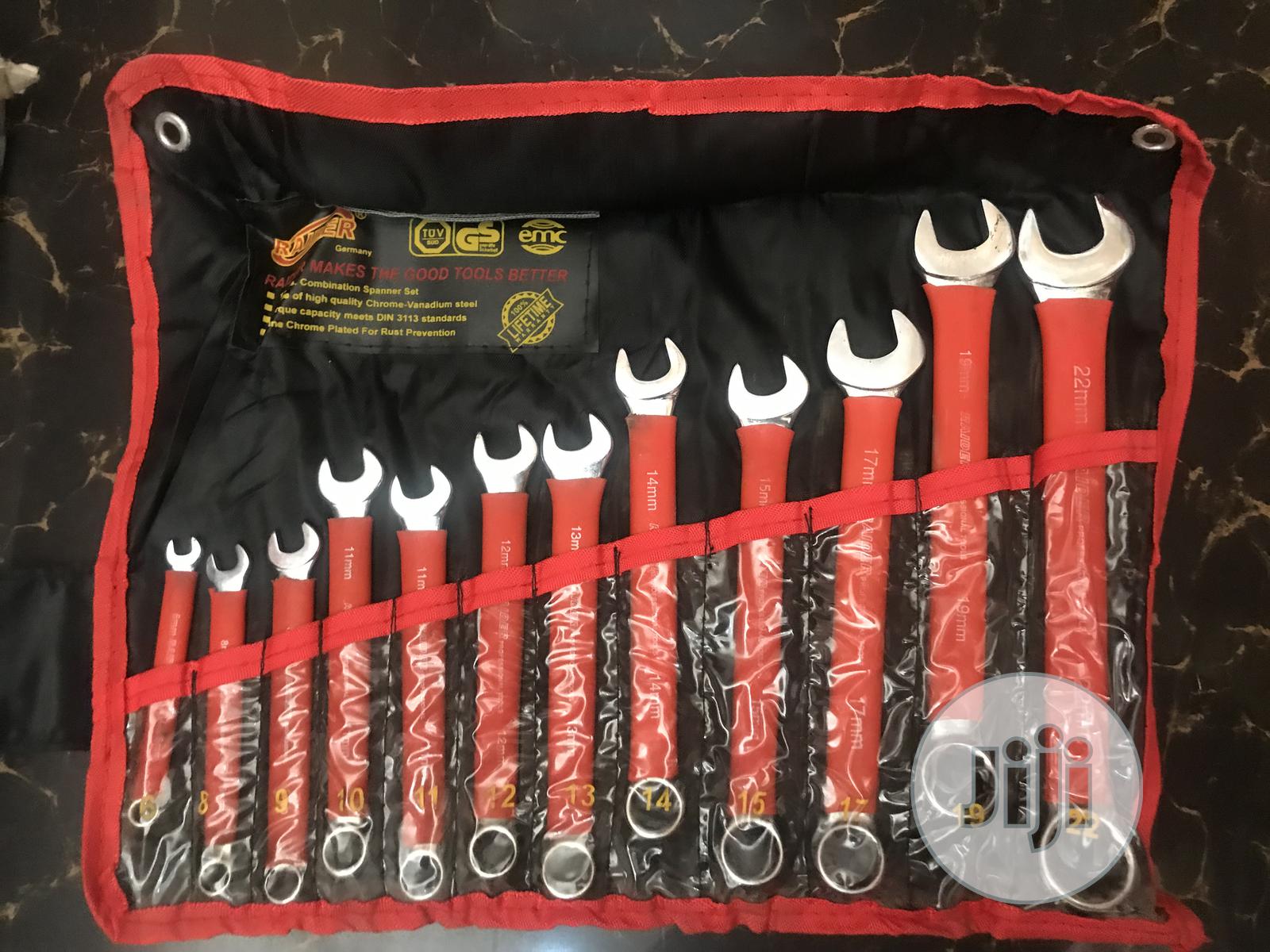 Raider Complete Set Of Spanner (12 Pcs)