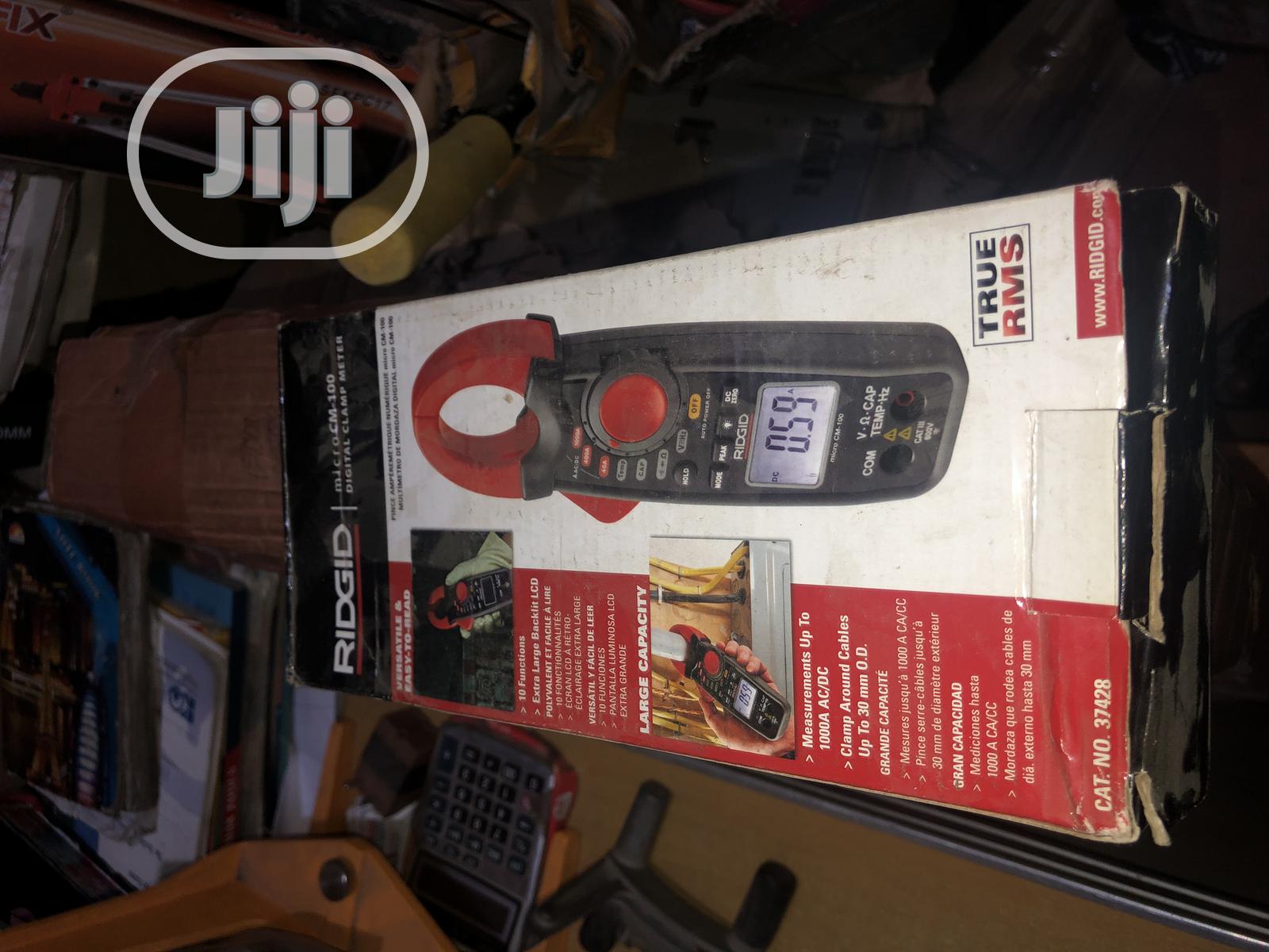 Rigid Micro Cm100 Digital Clamp Meter Ac/Dc