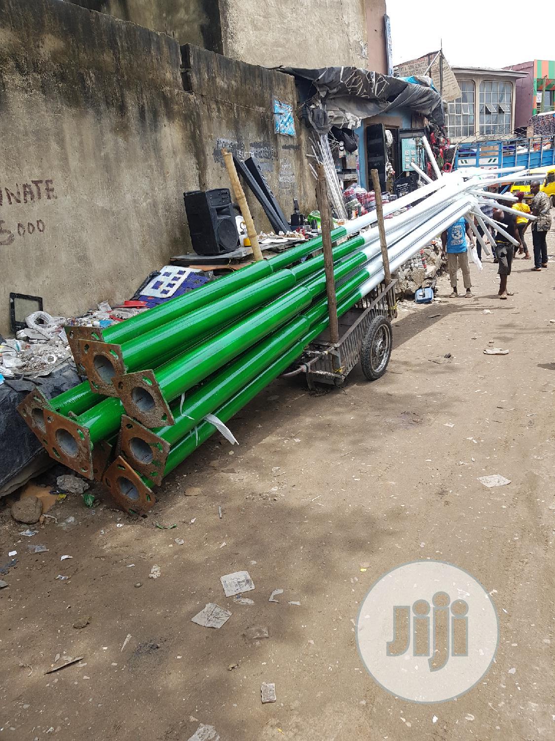 6m Solar Street Light Poles Available