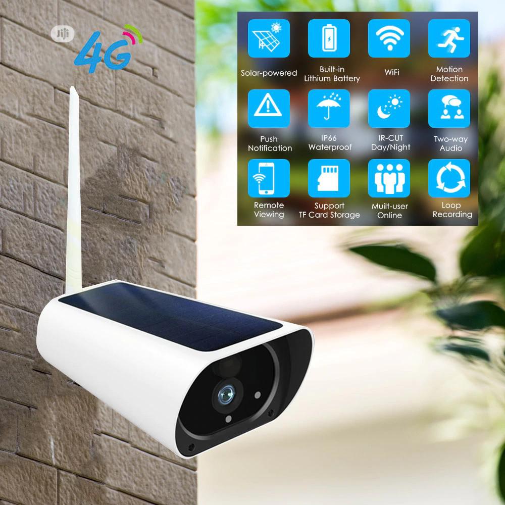 Solar Powered 4G CCTV Security Wifi Wireless Camera