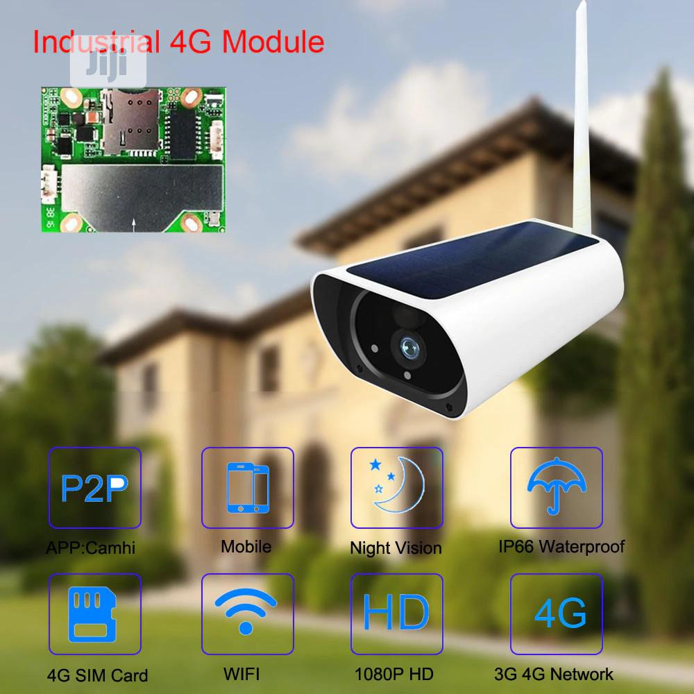 Solar Power 4G Network Camera Cam Surveillance Security