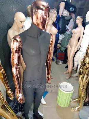 Bronze and Black Male Mannequins