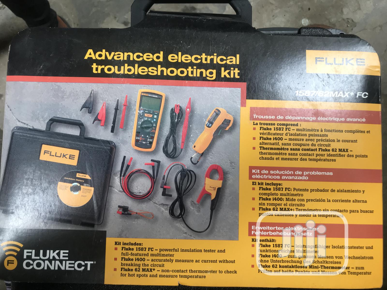 Fluke Advanced Electrical Kit, 1587 With 62max And Clamp