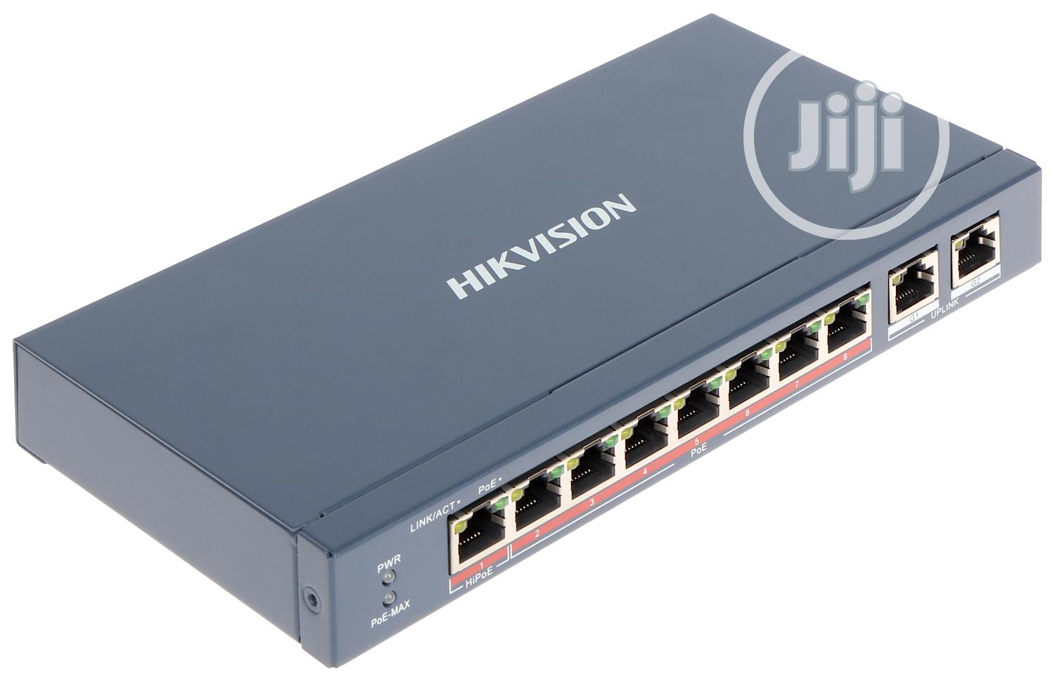 Switch Poe Ds-3e03 10-Port Hikvision