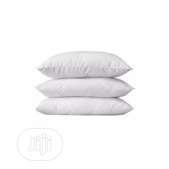 Quality White Fibre Stuffed Sleeping Pillows-3 in 1