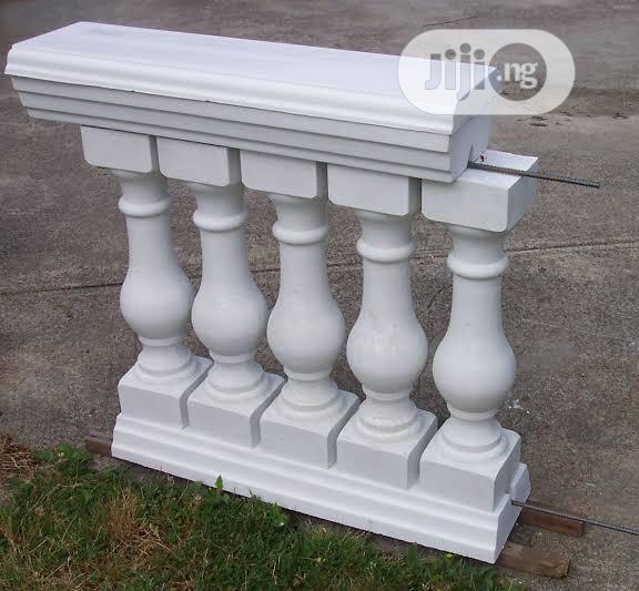 Classic Style Concrete Balustrades Set (Grey)