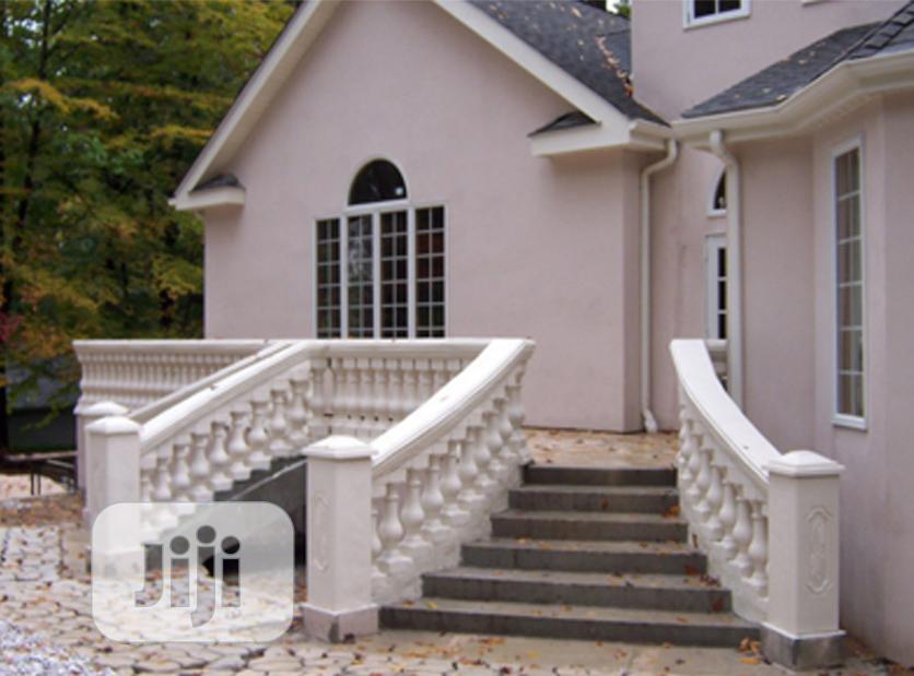 Classic Style Concrete Balustrades Set (Grey)
