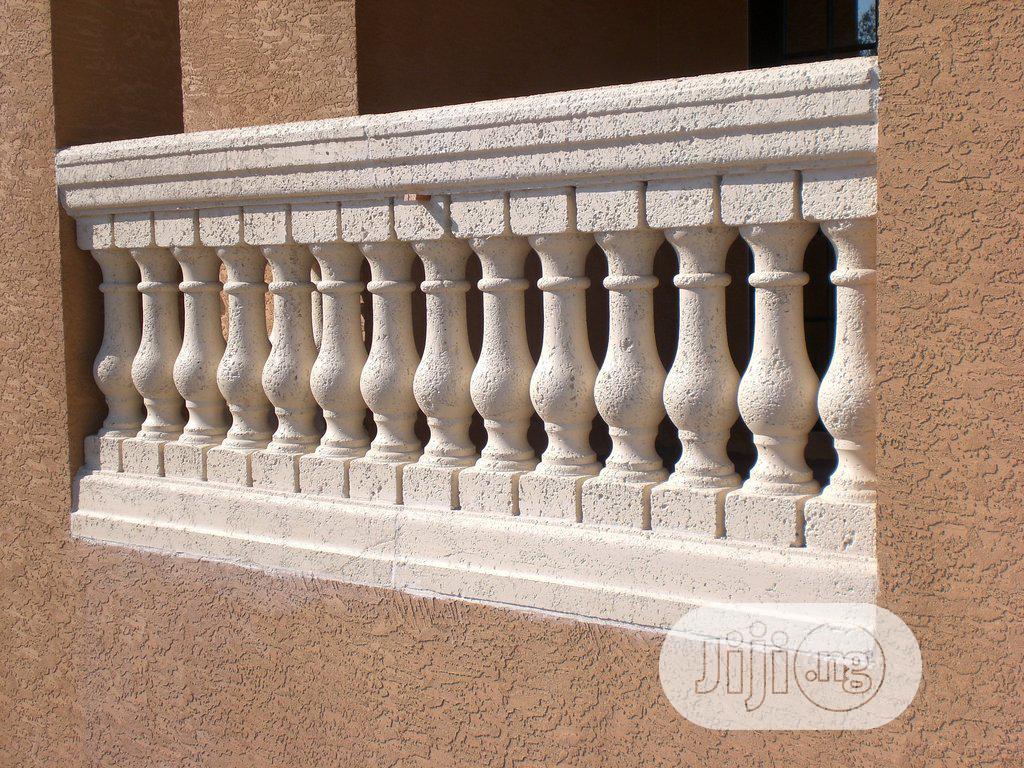 Classic Style Concrete Balustrades Set (Grey)