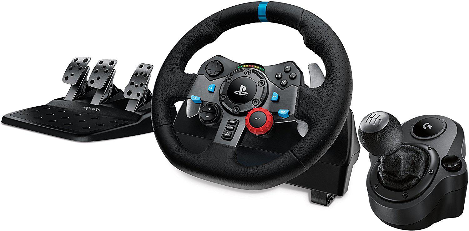 Logitech G29 Driving Force for Ps5, Ps4, Ps3, Pc, Mac-Black