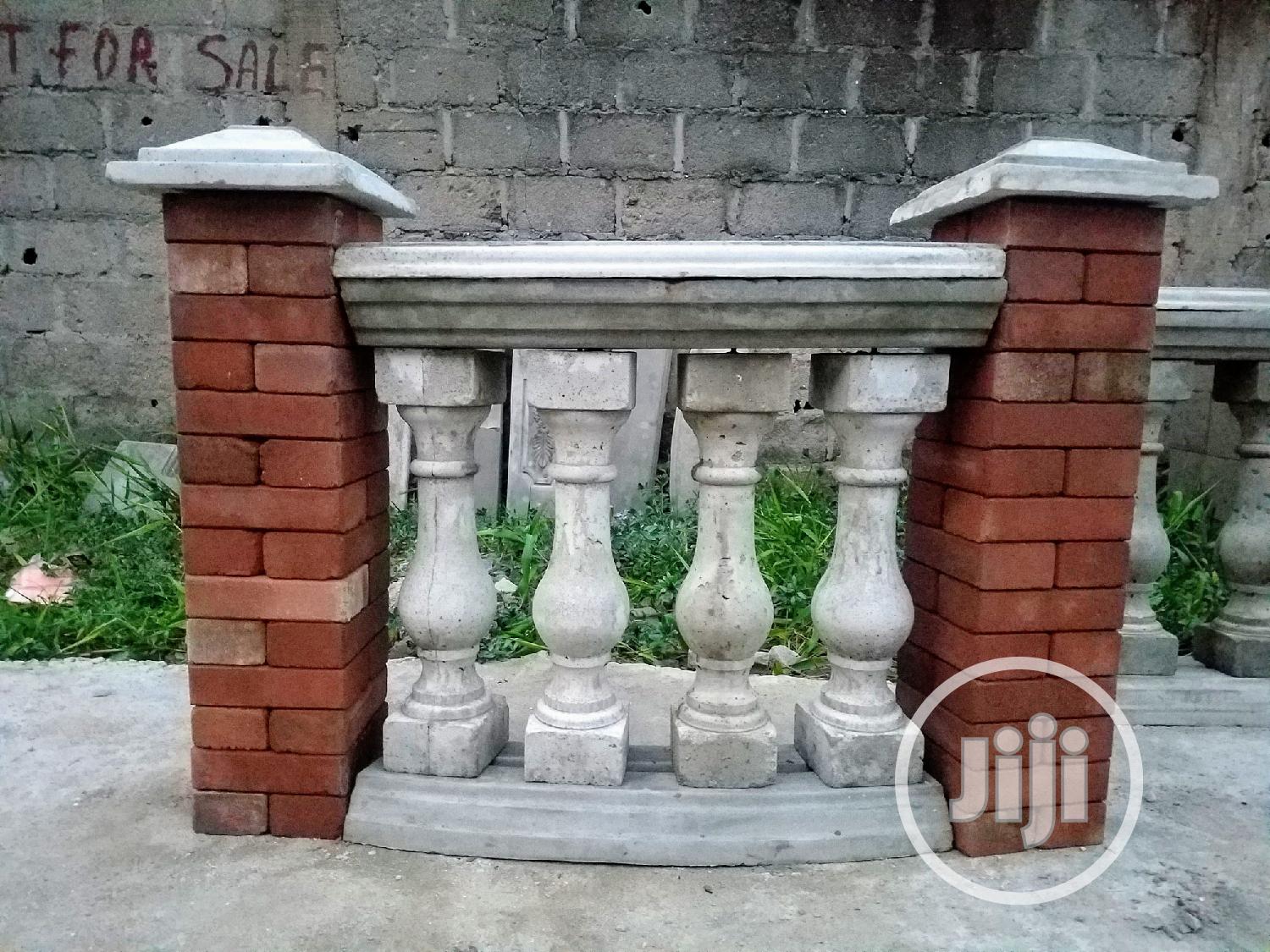 Classic Style Concrete Balustrades Set (Grey)