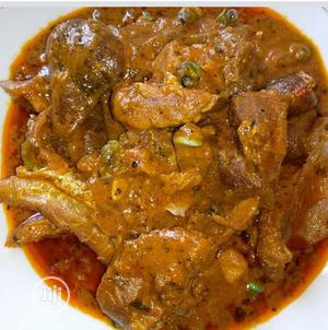 Banga Soup and Starch