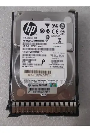 HP 1tb HDD 2.5 Sas 10K&7.2K With Tray