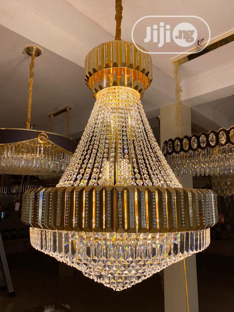 Gold Crystal Chandelier