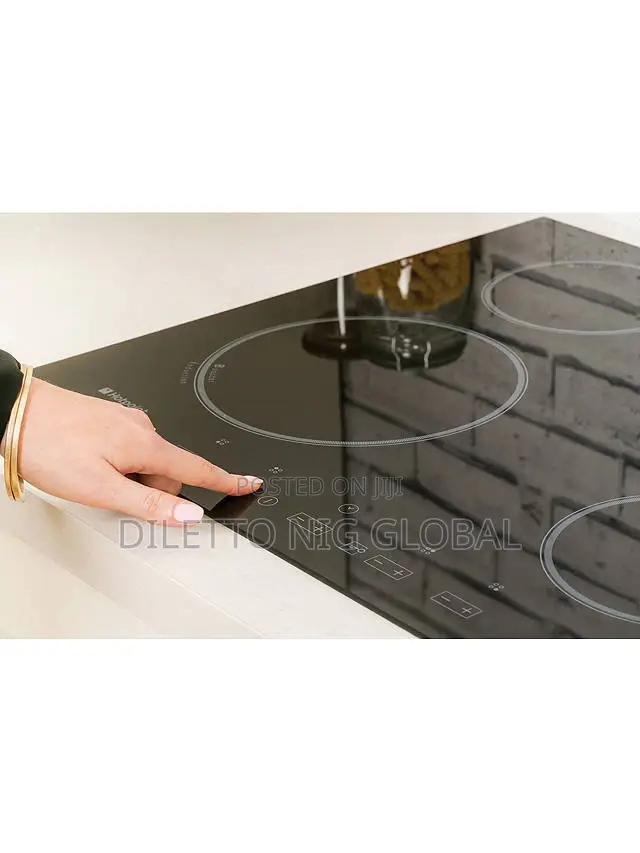 4 Burner Induction Hob, Black