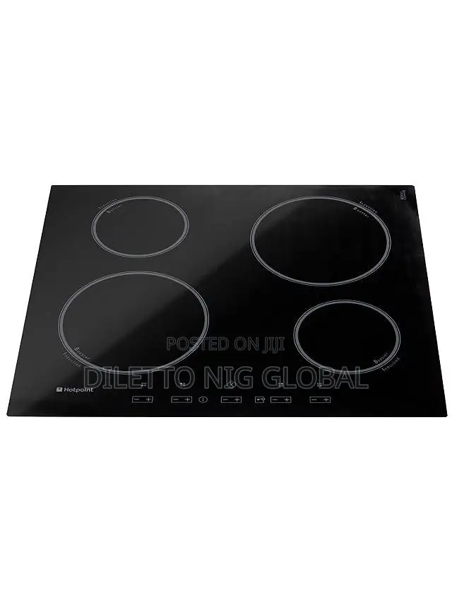 4 Burner Induction Hob, Black