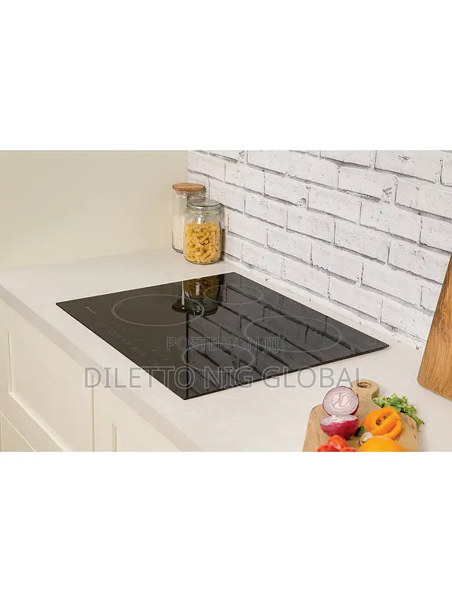 4 Burner Induction Hob, Black