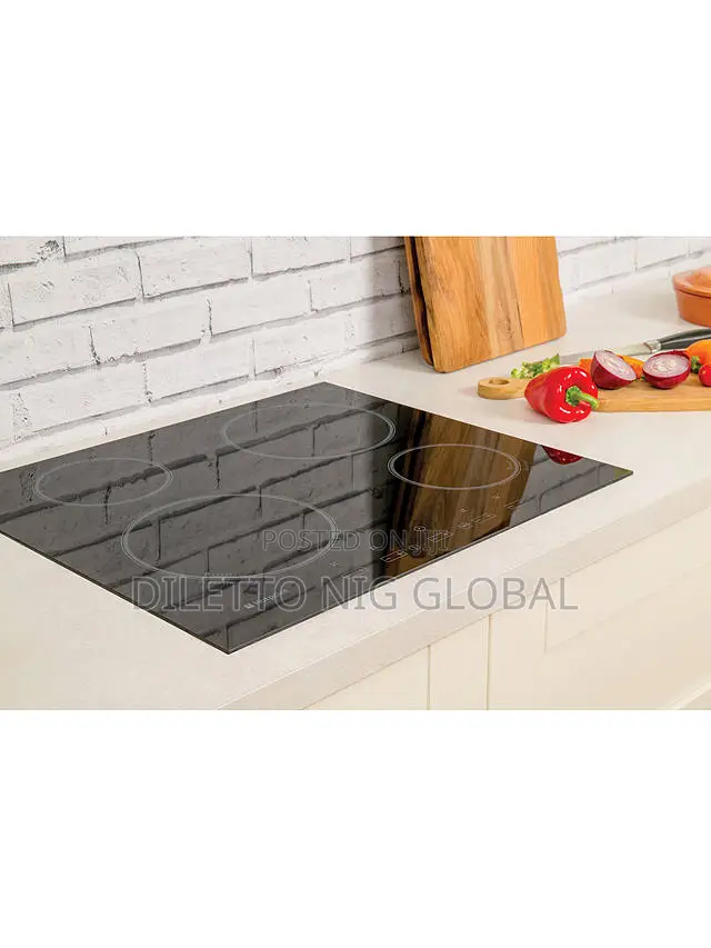 4 Burner Induction Hob, Black