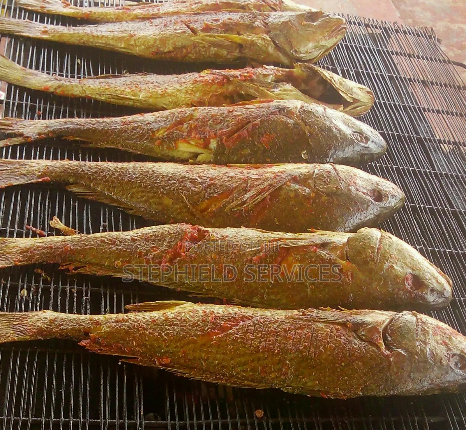 Fish Barbeque With Fries