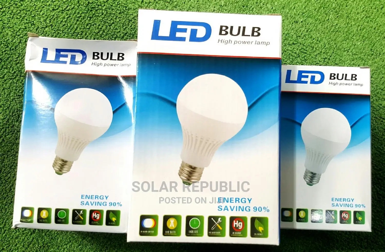 7W Plastic Solar LED Bulbs