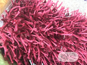 Plain Red Poly Shaggy Available In 4/7 And 5/7