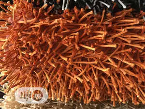 Plain Orange Poly Shaggy Quality Center Rugs (4/6)