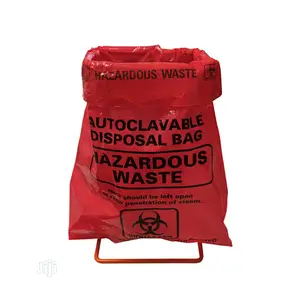 Hazardous Bag, Biohazard Hospital Can Liner, BIGESTBY 100PCS