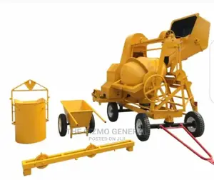 Tilting Drum Concrete Mixer With Winch/Elevator