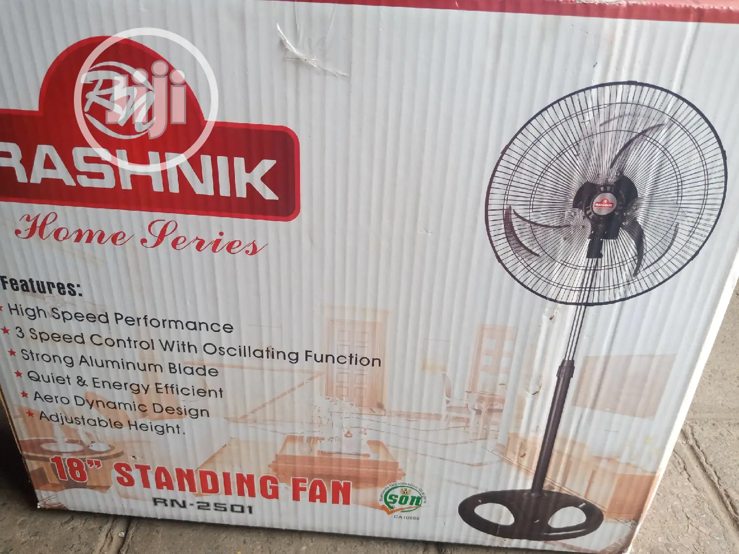 Rashnik 18 Inches Iron Standing Fan