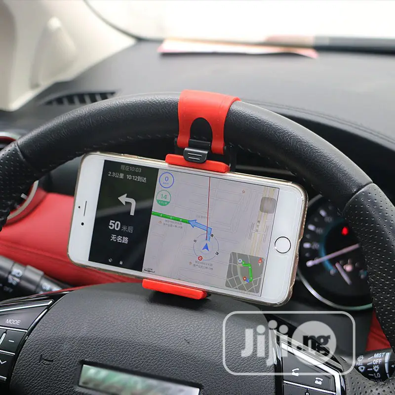 Car Steering Wheel Mobile Phone Holder Bracket for iPhone