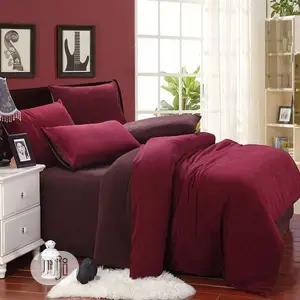 Beautiful Pink Duvet,Bedsheet With 4 Pillow Cases