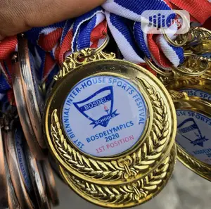 Gold Medal With Printing