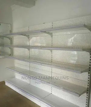 Wall Supermarket Shelves