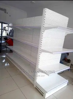 Wall Supermarket Shelves