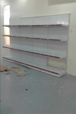 Wall Supermarket Shelves