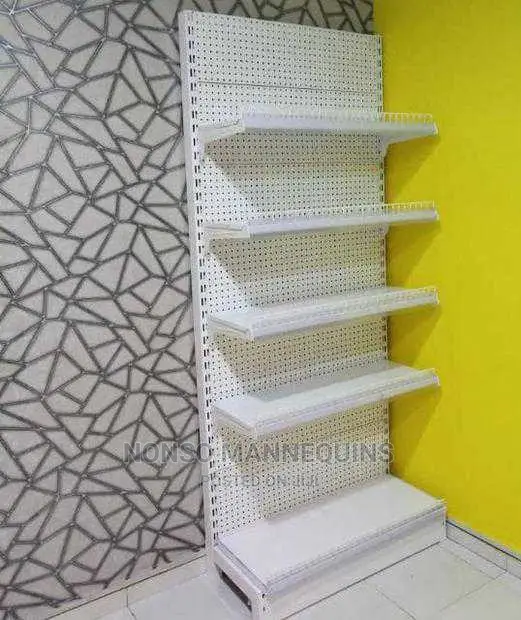 Wall Supermarket Shelves
