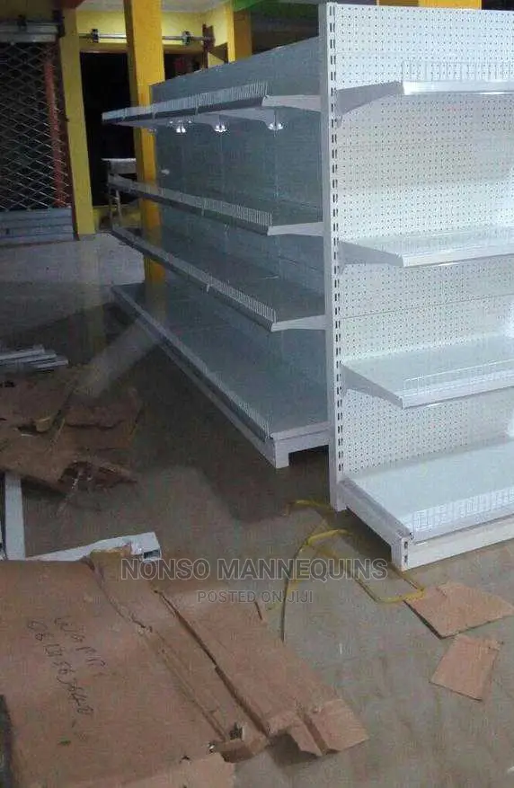 Wall Supermarket Shelves