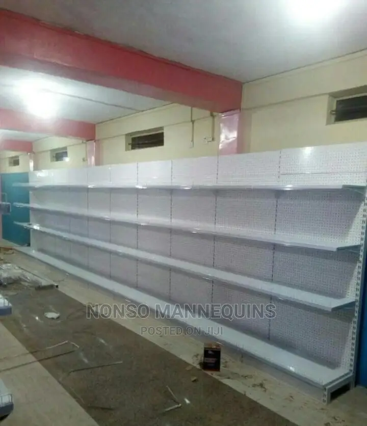 Wall Supermarket Shelves