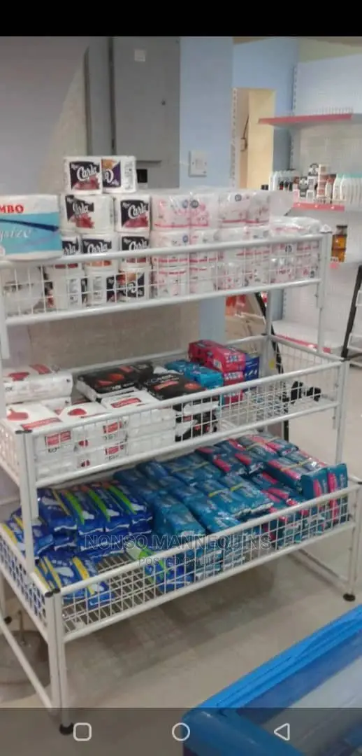 Multi Purpose 3 Steps Basket Rack