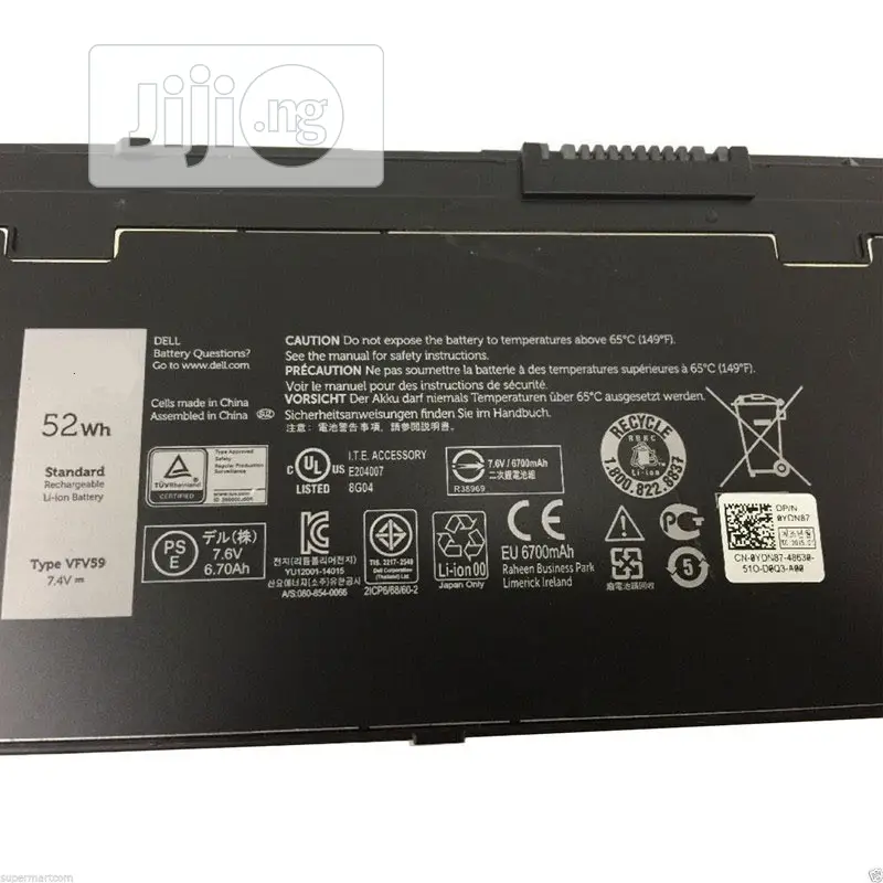 Dell Latitude E7240 E7250 Battery (Vfv59)