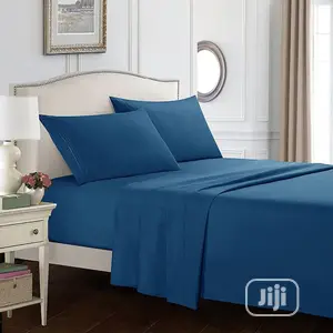 Blue Duvet,Bedsheet With 4 Pillow Cases