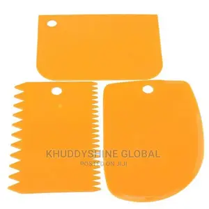 3 Sets Of Multifunctional DIY Cream Scraper Set Baking Tools